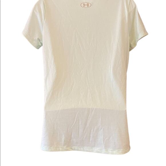 Under Armour loose fit heat gear Womens Small mint green short sleeve T-shirt - Picture 2 of 7